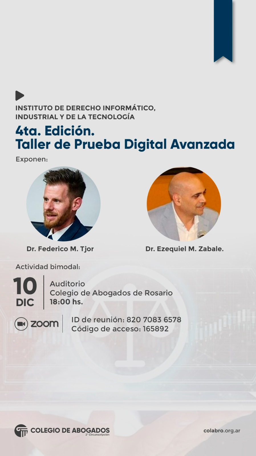 4ta. Edición: Taller de Prueba Digital Avanzada - 10/12/2024